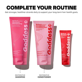 Goddess Blowout Leave-In Hair Mask on a vanity