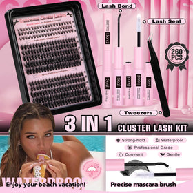 Goddvenus lash clusters in various lengths