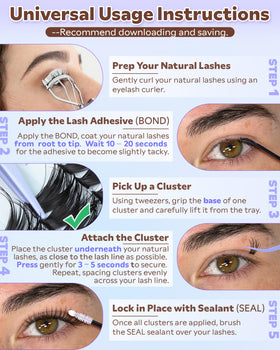 Goddvenus lash clusters showcasing different layering options