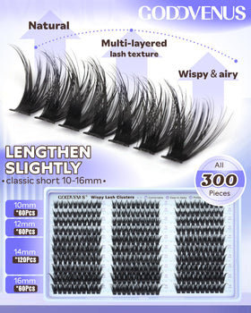 Goddvenus lash glue and tweezers included in the kit