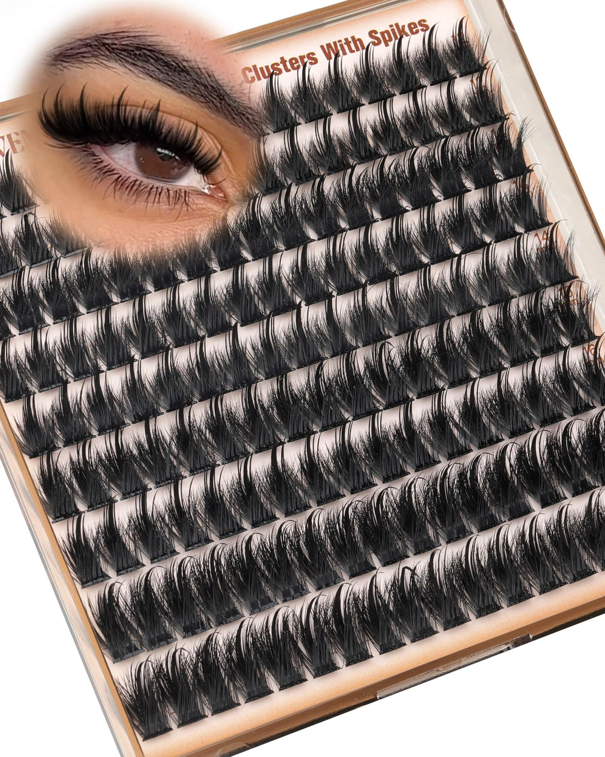 Goddvenus Manga Lash Clusters 12-18mm front view