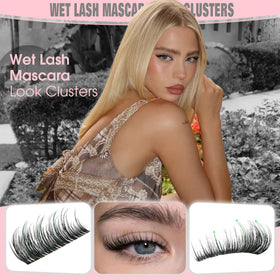Goddvenus Wispy Natural Lash Clusters 12mm close-up