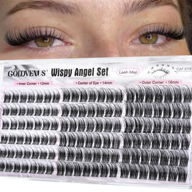 Goddvenus Wispy Natural Lash Clusters packaging front view