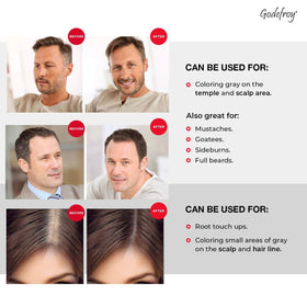 Godefroy Hair Color Tint Kit Medium Brown pre-measured capsules