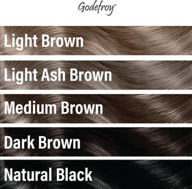 Godefroy Hair Color Tint Kit Medium Brown results on hair