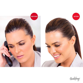 Godefroy Hair Color Tint Kit Natural Black before and after comparison