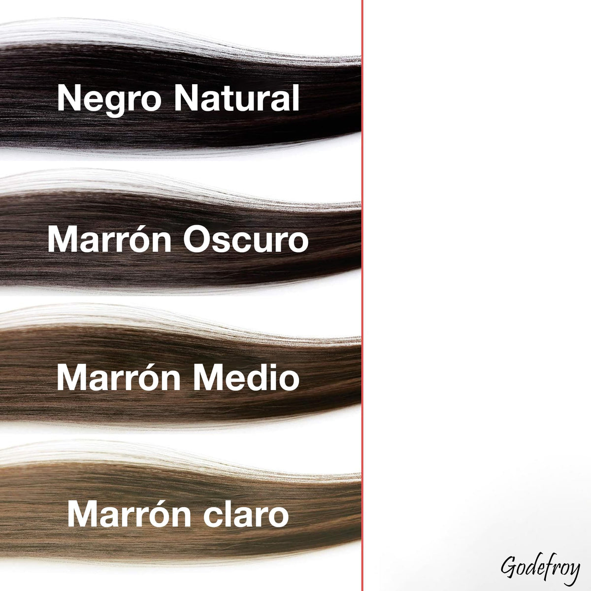 Godefroy Hair Color Tint Kit results on hair
