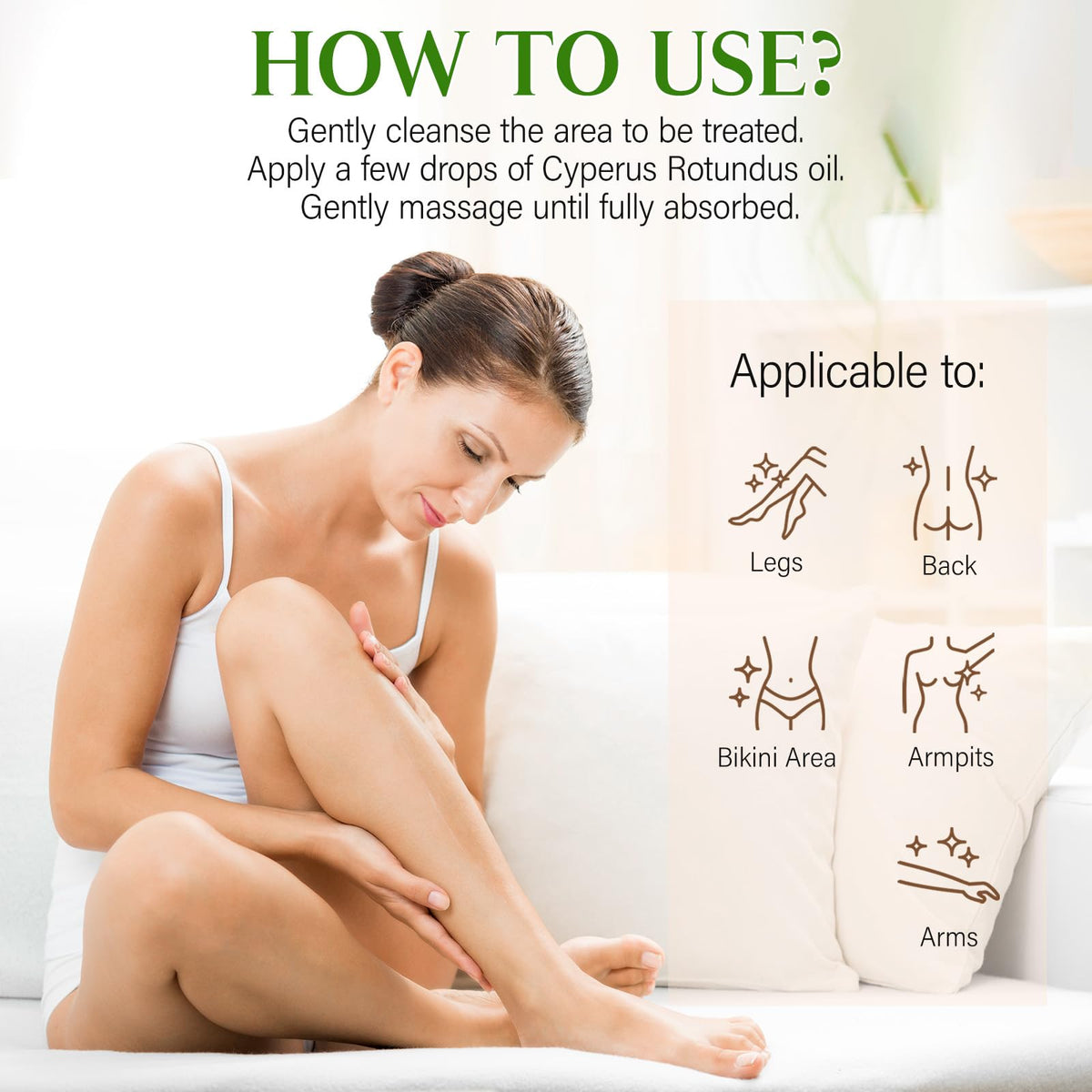 GOGIFTGO Cyperus Oil in a bathroom setting