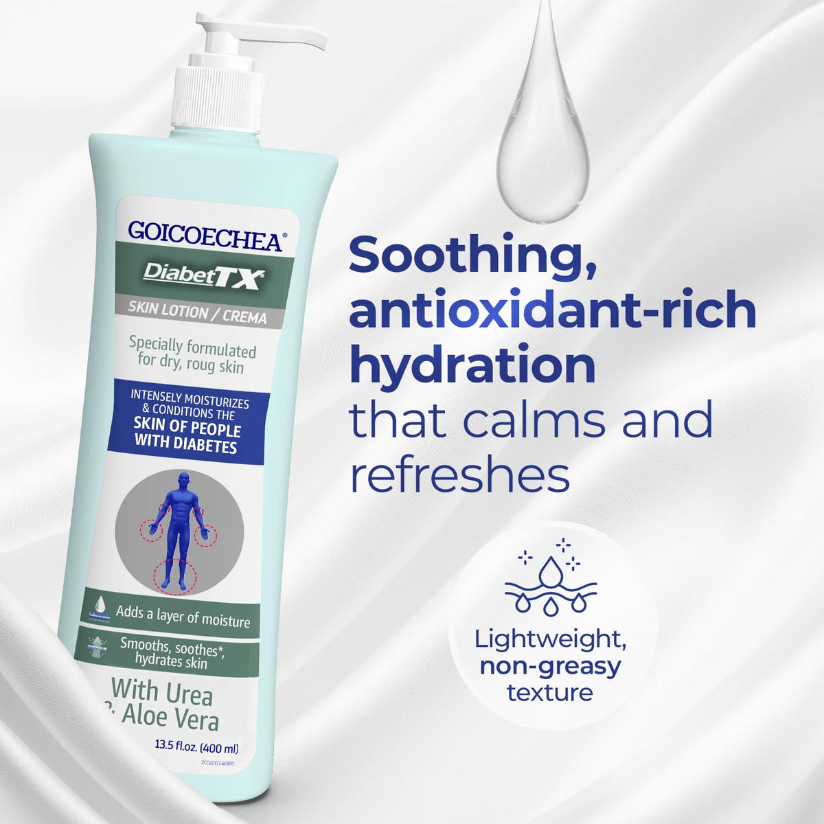 Goicoechea Diabet TX lotion with aloe and oatmeal