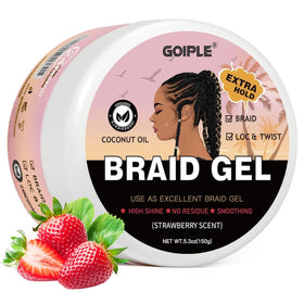 Goiple 150g Braid Gel front view with strawberry flavour