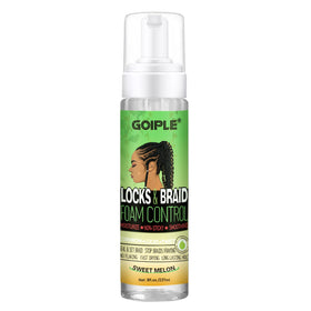 Goiple Braid Mousse 8 fl oz front view with sugar melon fragrance