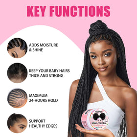 Goiple brush for even product distribution