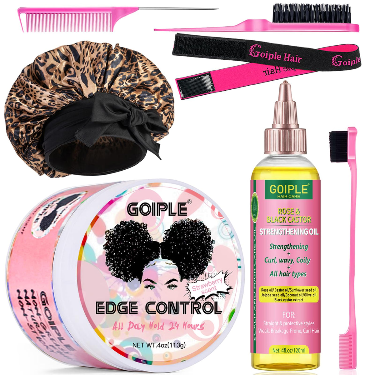 Goiple Edge Control Wax front view with packaging