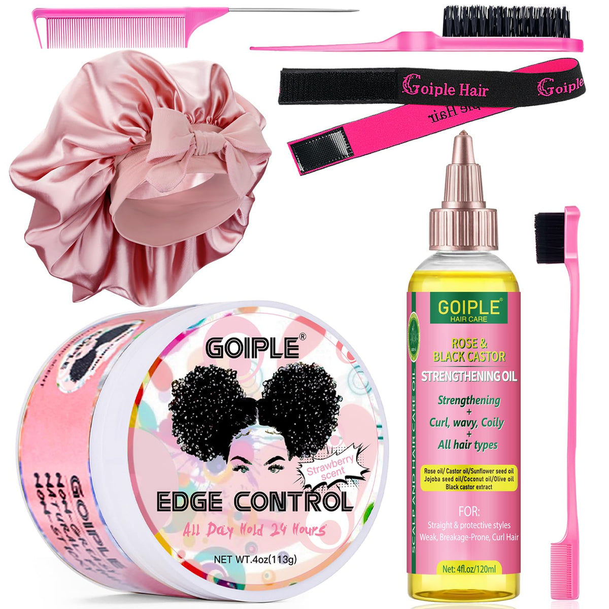Goiple Edge Control Wax strong hold gel front view