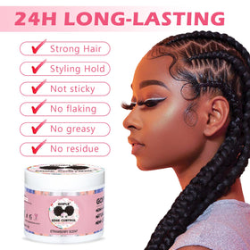 Goiple Edge Control Wax with double-sided edge brush and comb