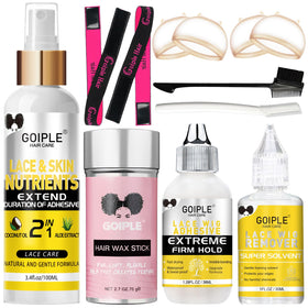 Goiple Wig Accessory Essentials Kit including spray and glue