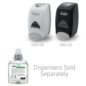 GOJO E1 Foam Soap Refill being dispensed