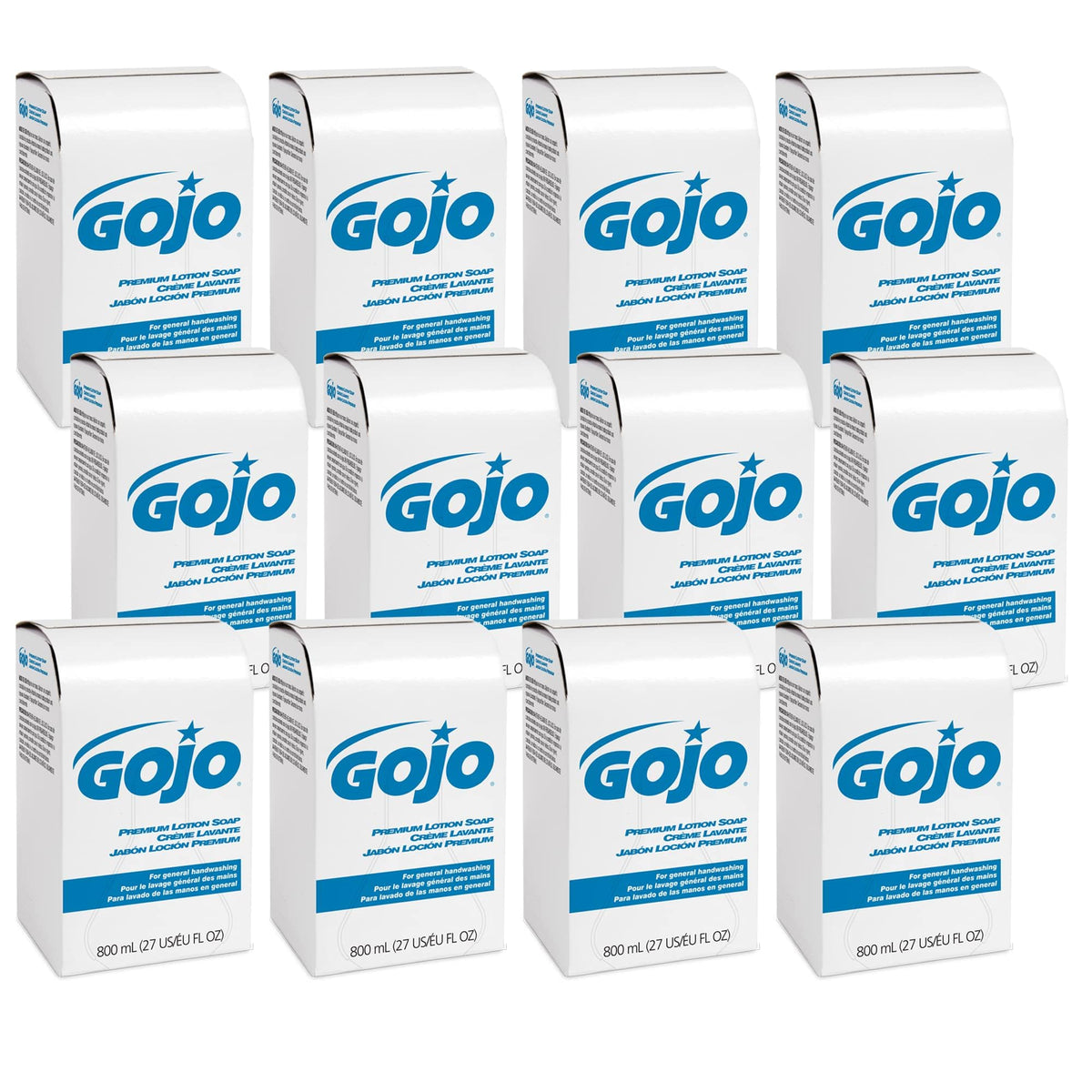 GOJO Premium Lotion Soap 800 mL refill pack front view
