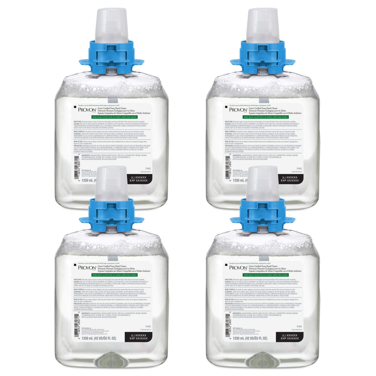 GOJO Provon FMX-12 Green Certified Foam Hand Soap refill bottle front view