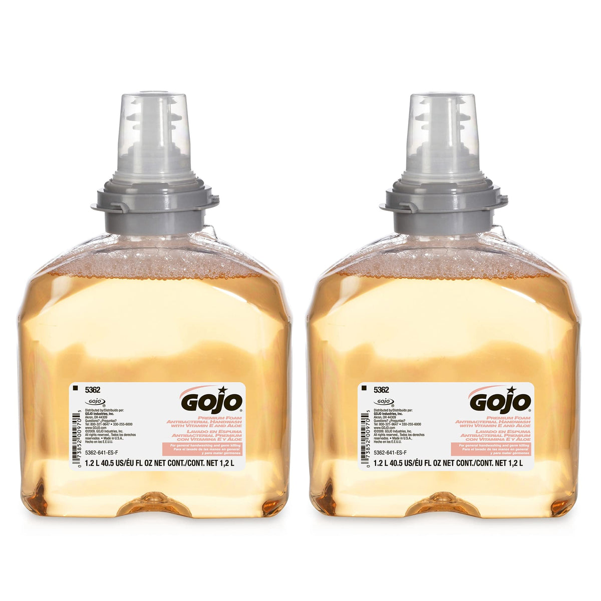 GOJO TFX Antibacterial Foam Soap Refill packaging front view