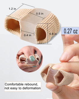 Golbylicc gel toe spacers showing 2 loops