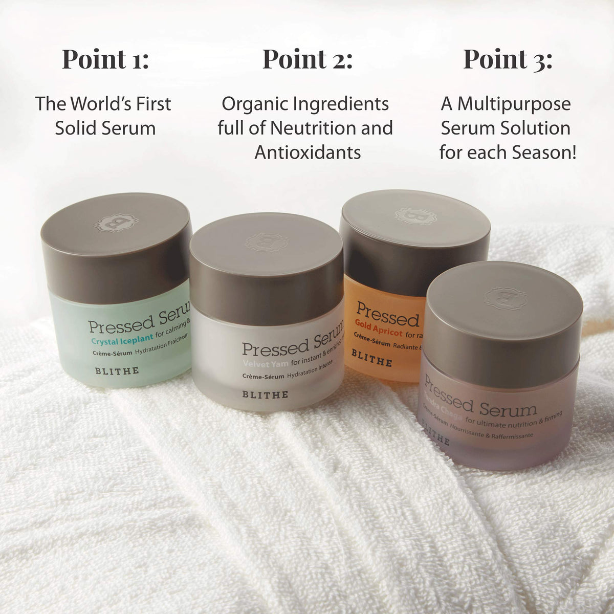 Gold Apricot serum from BLITHE Pressed Serum Deluxe Collection