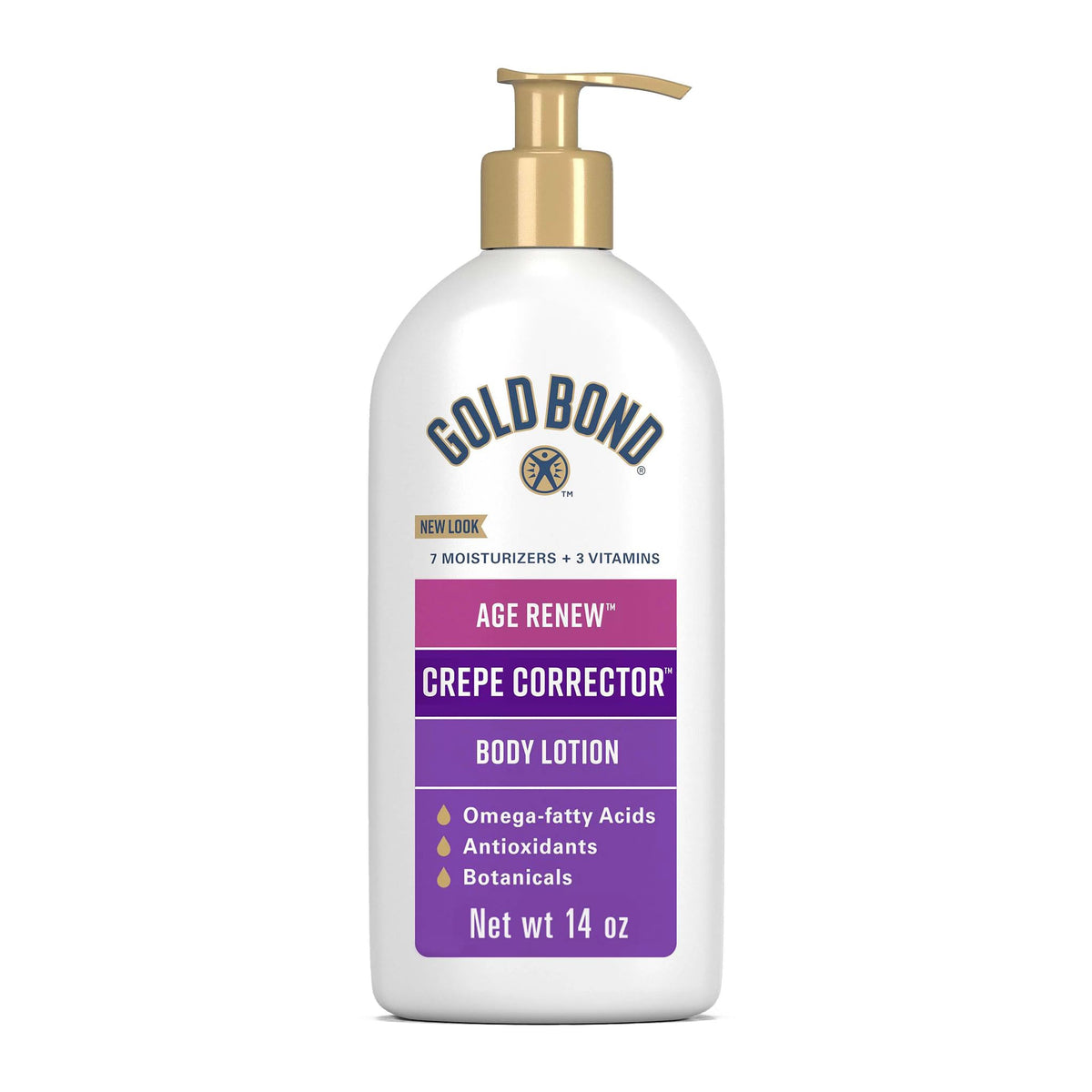 Gold Bond Age Renew Crepe Corrector Body Lotion 14 oz front view