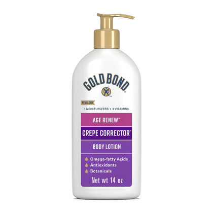 Gold Bond Age Renew Crepe Corrector Body Lotion 14 oz front view