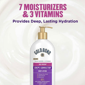 Gold Bond Age Renew Crepe Corrector Body Lotion back view