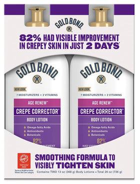 Gold Bond Age Renew Crepe Corrector Body Lotion front view