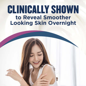Gold Bond Age Renew Retinol Overnight Lotion texture close-up