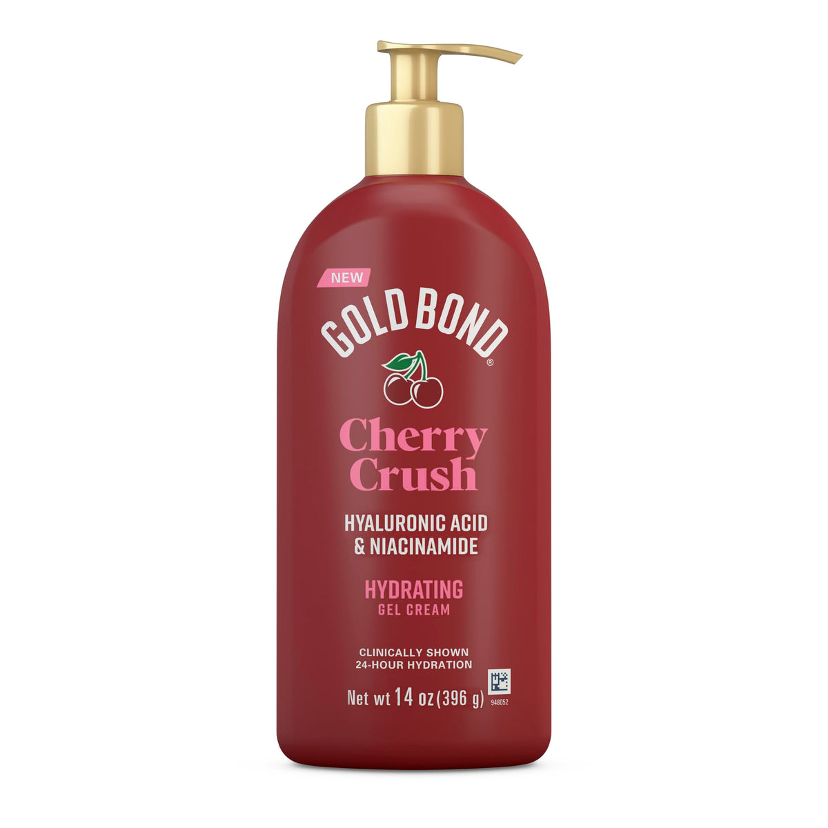Gold Bond Cherry Crush Hydrating Gel Cream 14 oz front view