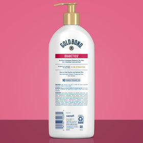 Gold Bond Diabetic Body Lotion 21 oz back label details
