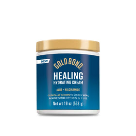 Gold Bond Healing Hydrating Body & Face Cream 19oz jar front view
