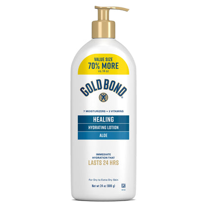Gold Bond Healing Hydrating Body Lotion 24 Oz front view