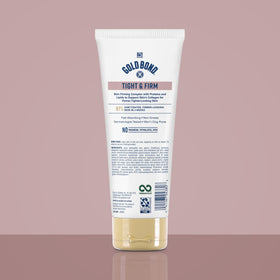 Gold Bond lotion bottle side view showing label