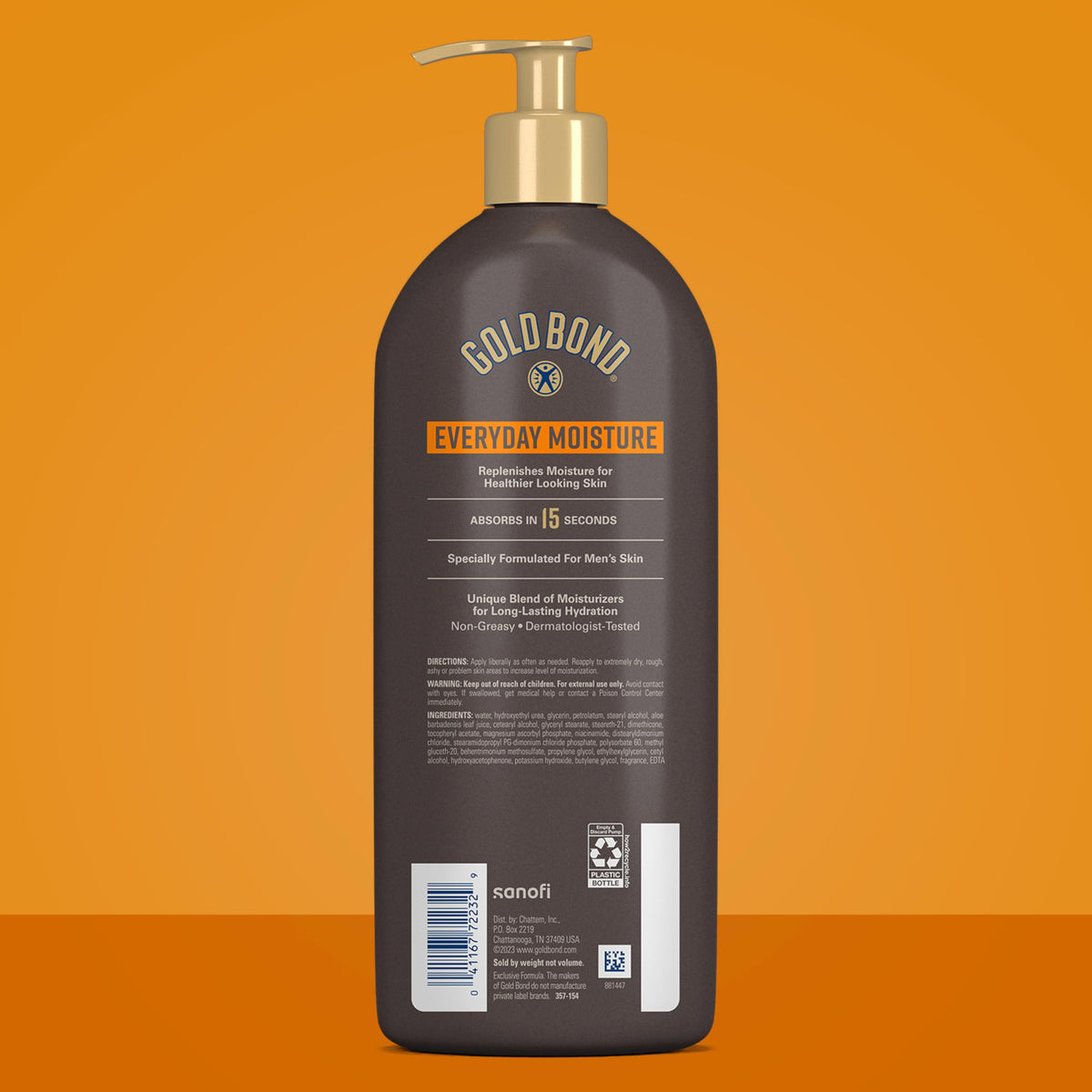 Gold Bond Men's Essentials Daily Body & Hand Lotion texture close-up