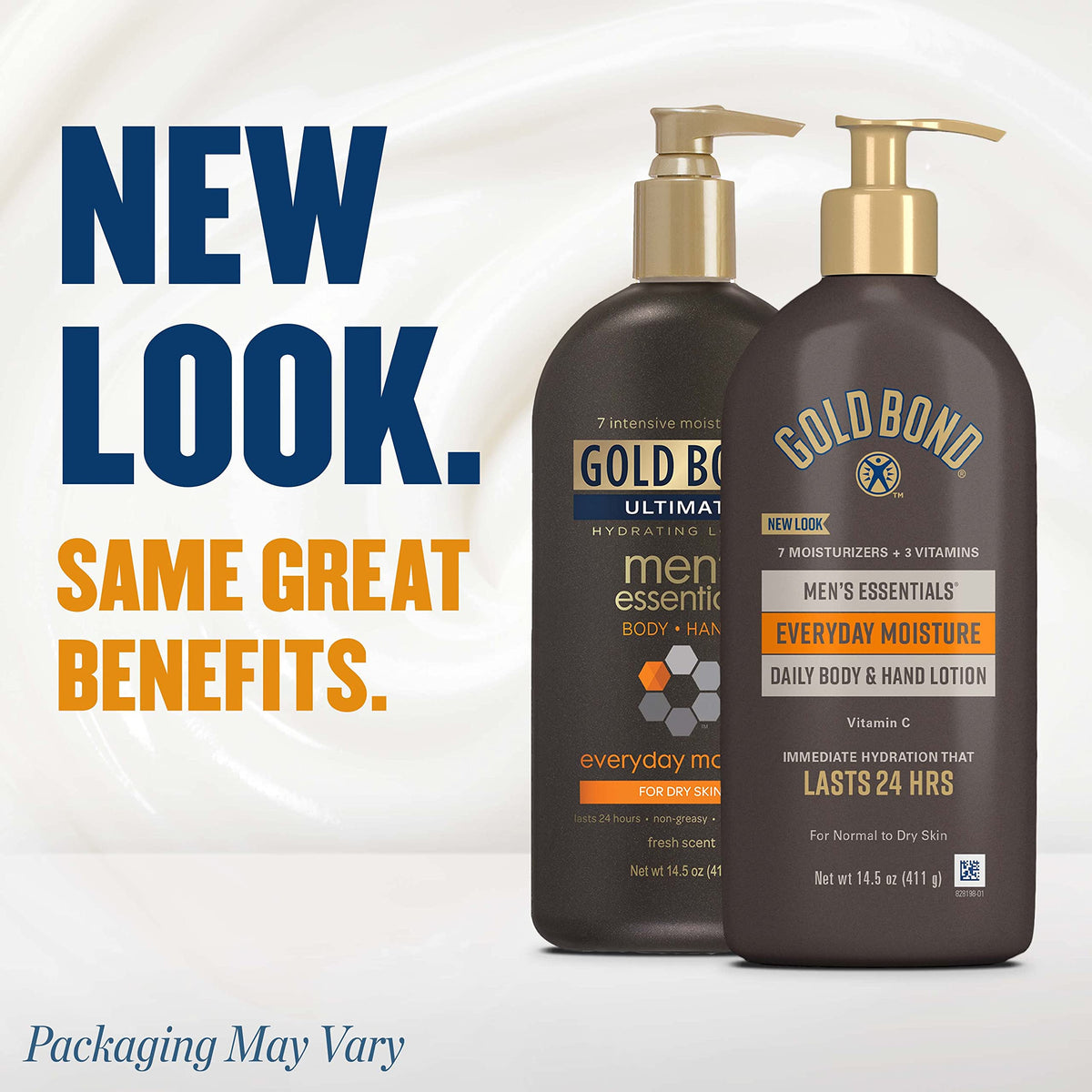 Gold Bond Men's Essentials Daily Lotion pump dispenser