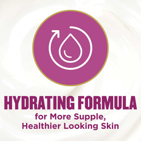 Gold Bond Neck and Chest Firming Cream texture on hand
