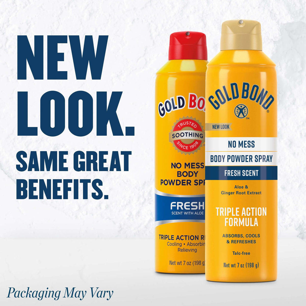 Gold Bond No Mess Body Powder Spray 360-degree valve close-up