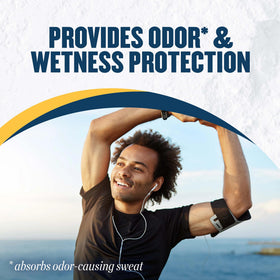 Gold Bond No Mess Body Powder Spray application on skin