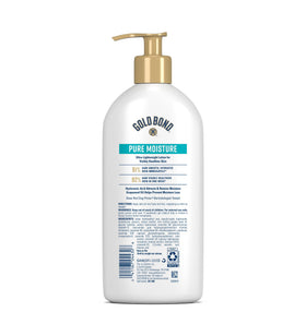 Gold Bond Pure Moisture Lotion 14 oz side view with label