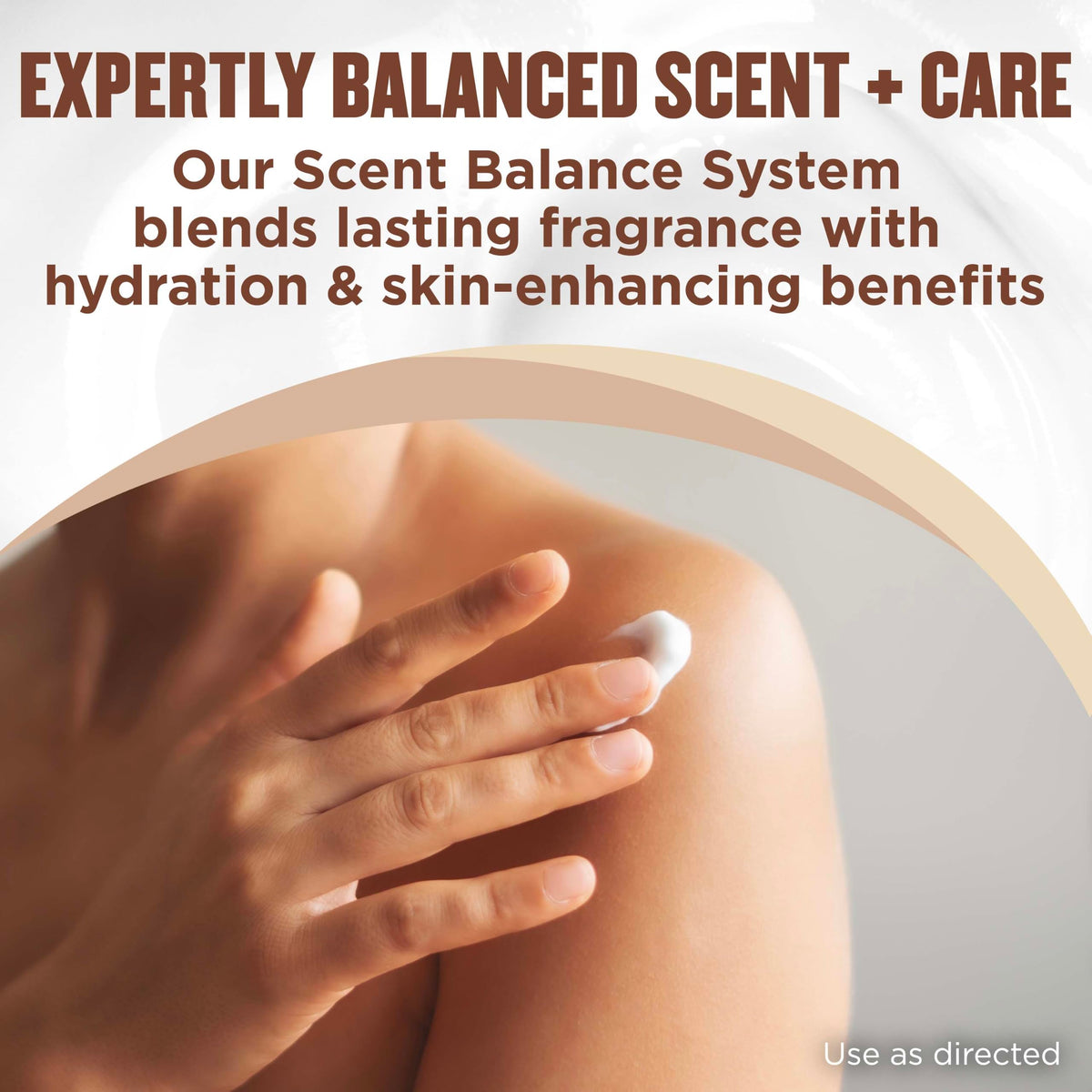 Gold Bond Softening Cashmere Cream Body Lotion 14 oz in a lifestyle setting