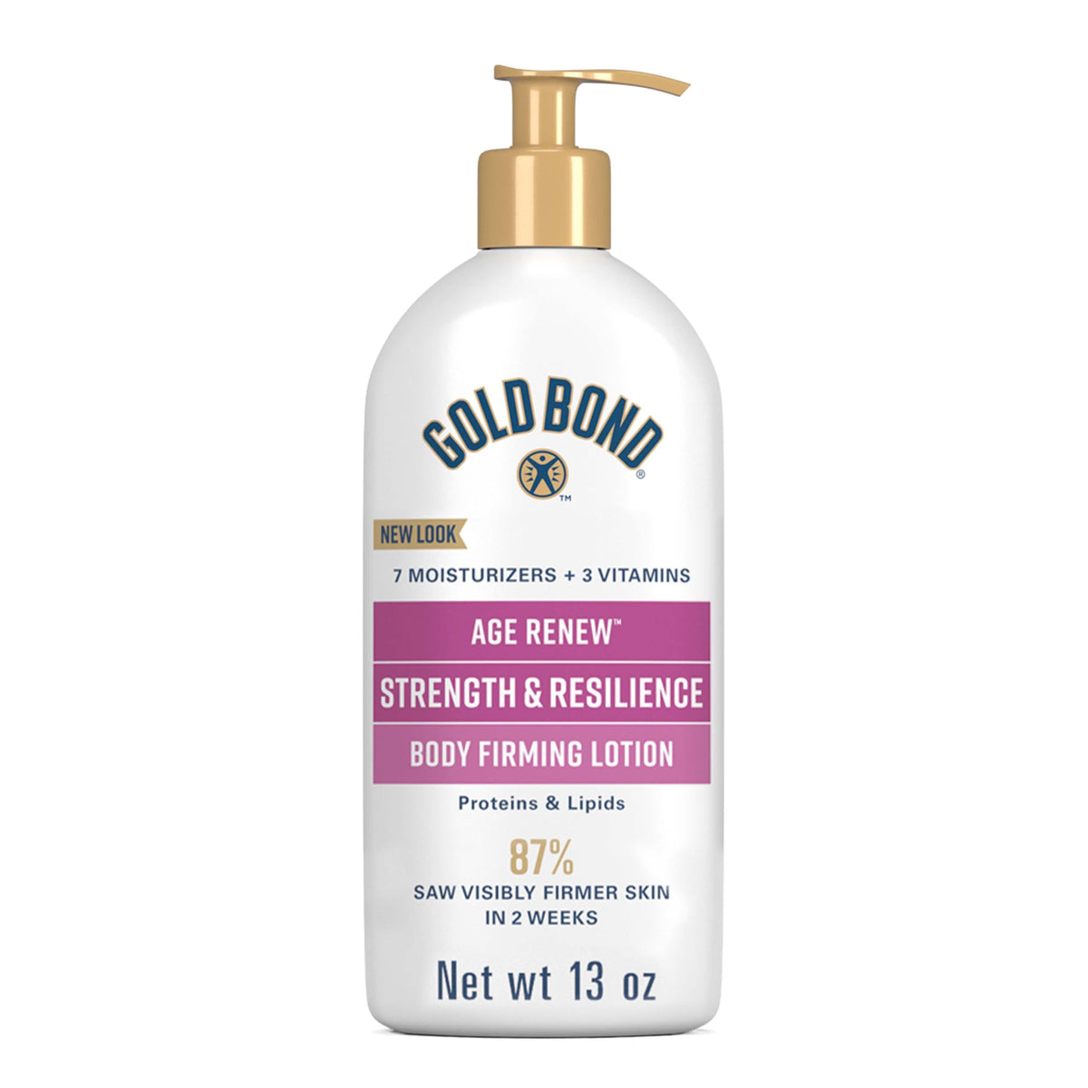 Gold Bond Strength & Resilience Lotion 13 oz pump bottle front view
