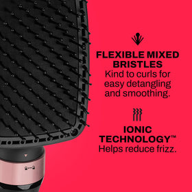 Gold N Hot Ionic Dryer and Styler in use on textured hair