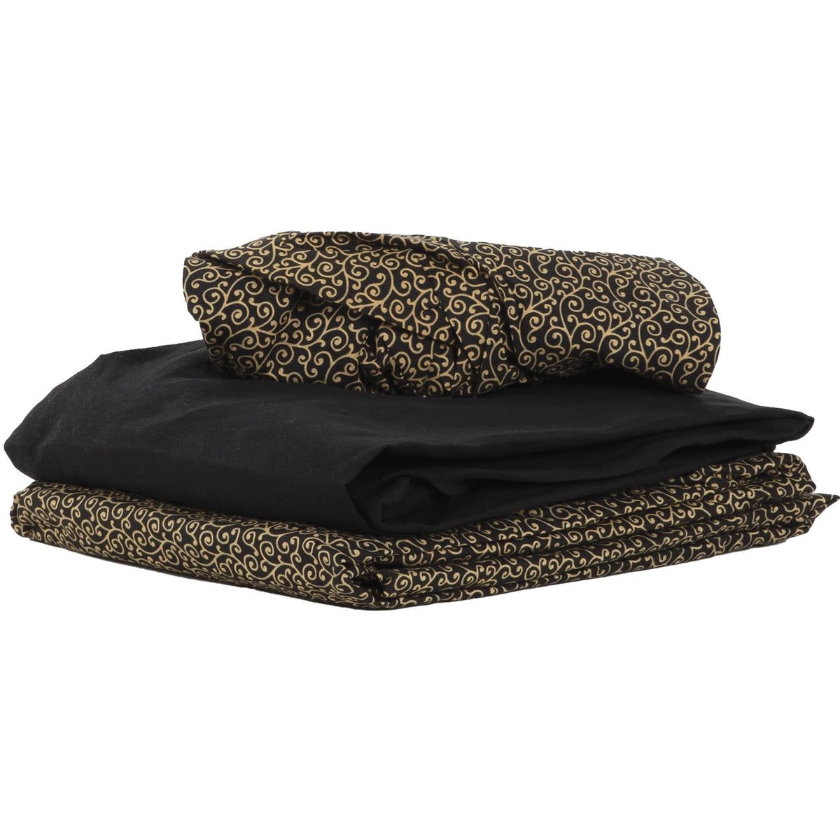 Golden swirl flat sheet included in ForPro Massage Sheet Set