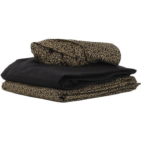 Golden swirl flat sheet included in ForPro Massage Sheet Set