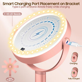 GOMIPURU Makeup Magnifying Mirror in use for makeup application
