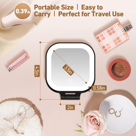 GOMIPURU Travel Mirror showing 1x side