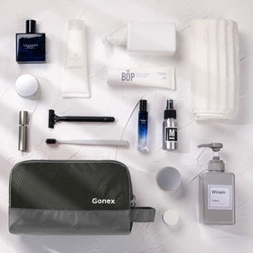 Gonex Toiletry Bag in use at a beach setting